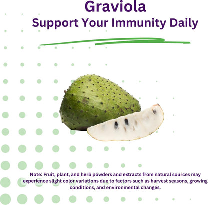 Paradise Herbs Graviola, Graviola Leaf Extract, Soursop Antioxidant Superfood, Whole Spectrum Extract, Ultra Pure, Vegan, Non-GMO, Gluten-free, 60 Count Vegetarian Capsules