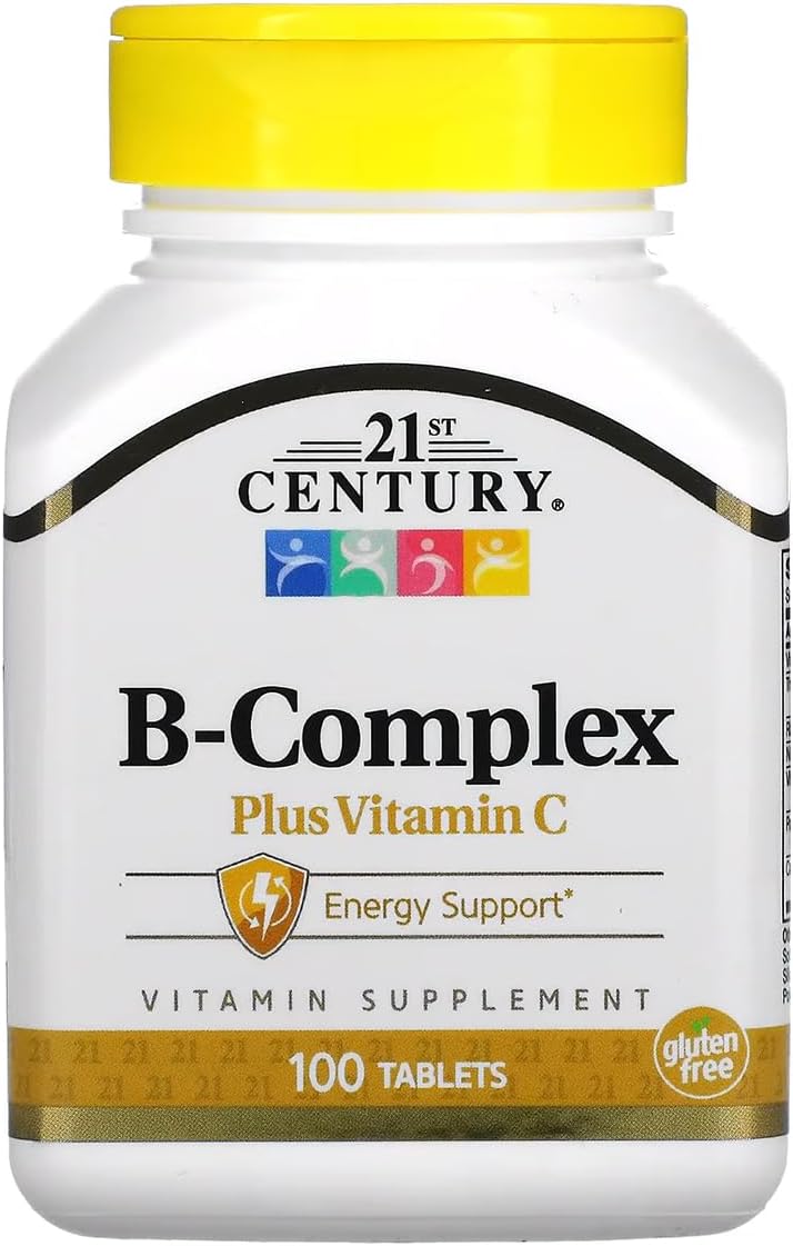 21st Century Vitamin B Complex with Vitamin C, 100 Capsules - görsel 1