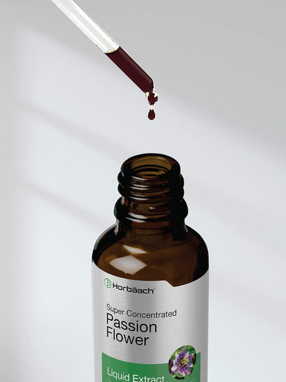 Horbäach Passion Flower Tincture | Alcohol-Free Liquid Extract | 60 ml