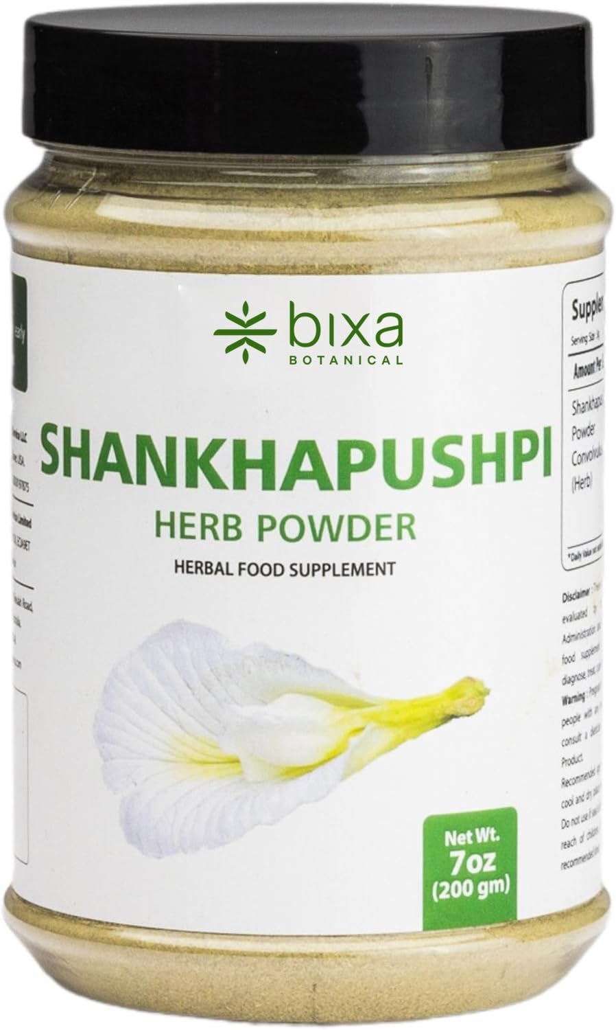 bixa BOTANICAL Shankhapushpi Powder – 200g – Natural Herbal Supplement - görsel 1