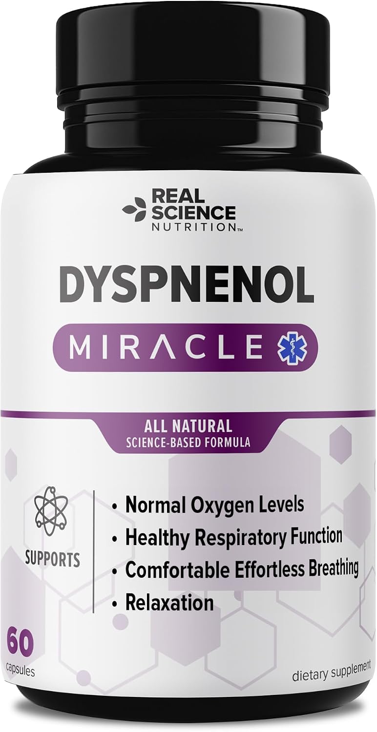 Real Science Dyspnenol - Natural Lung Support Supplement, 60 Capsules - görsel 1