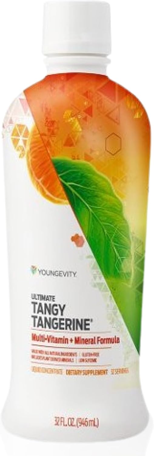 Youngevity Majestic Earth Ultimate Tangy Tangerine Liquid Multivitamin, 950 ml - görsel 1