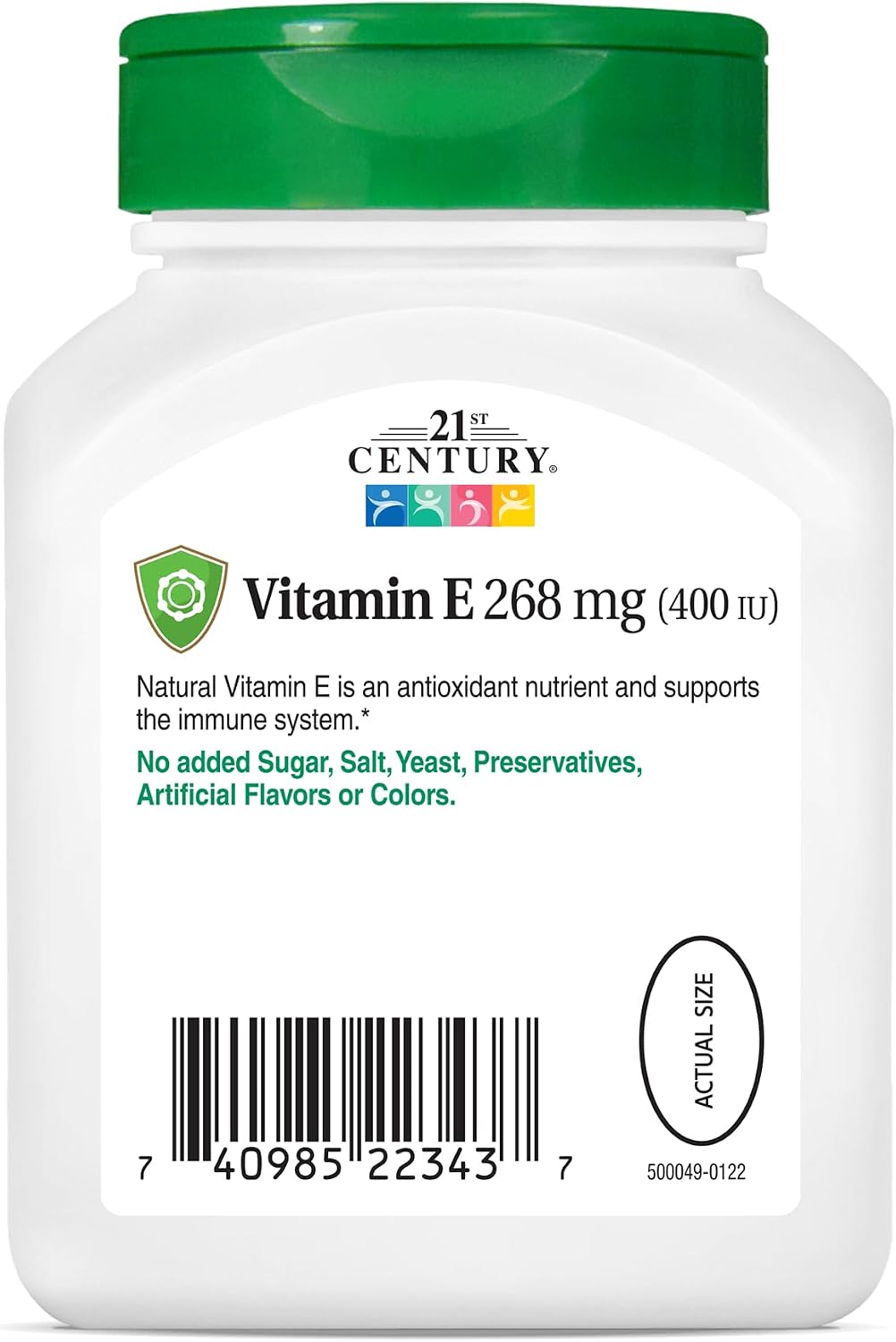 21st Century Vitamin E 400 IU Softgels, 110 Capsules - görsel 4