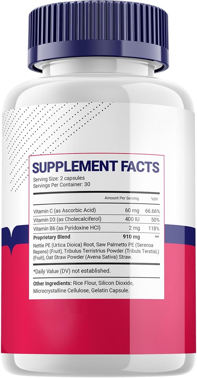EZ Prostate Supplement for Men – Advanced Formula with Essential Minerals (300 Capsules, Pack of 5) - görsel 5