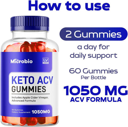 Microbio Keto ACV Gummies - 60 Gummies