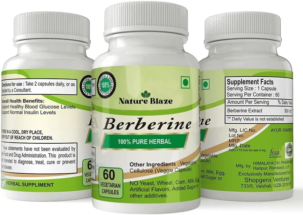 Organic Herbs Ayurvedic Berberine (60 Capsules) - görsel 2