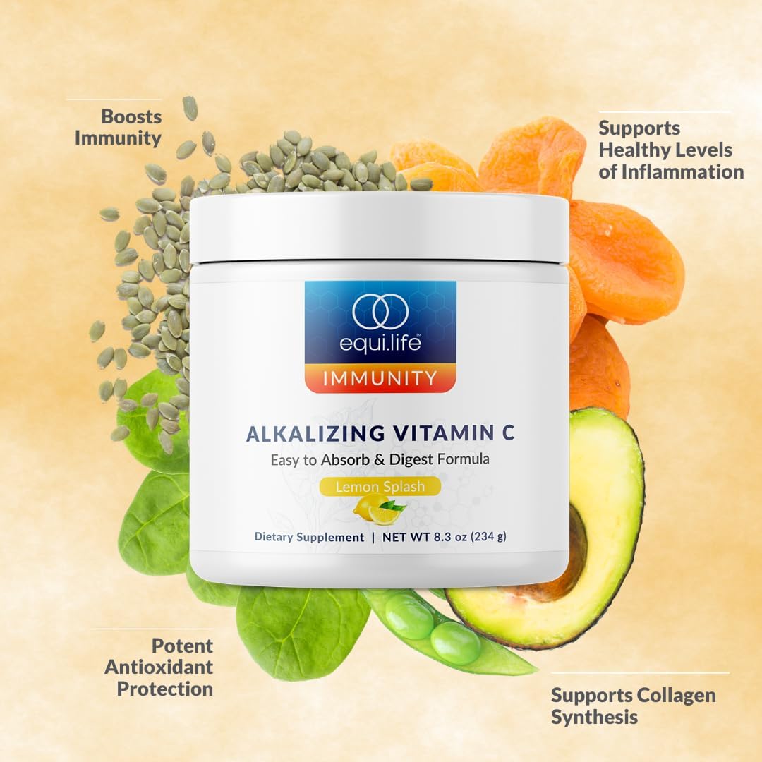 Equilife Alkalising Vitamin C Powder – Lemon Splash – 2500 mg per Serving - görsel 3
