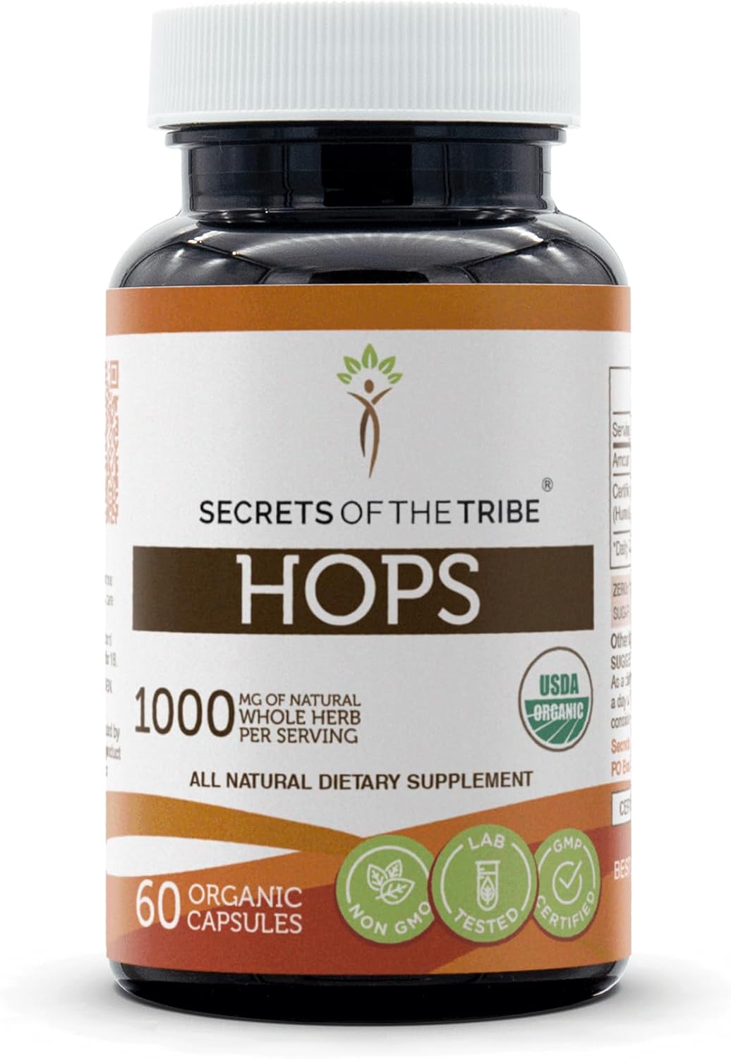 Secrets of the Tribe Hops Organic Capsules - 60 Capsules - görsel 1