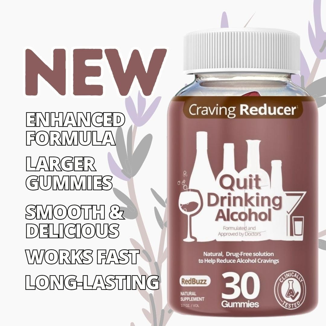 Sober from Alcohol Multivitamin Gummy – Alcohol Craving Relief Supplement with Liver Support, 30-Day Supply - görsel 6