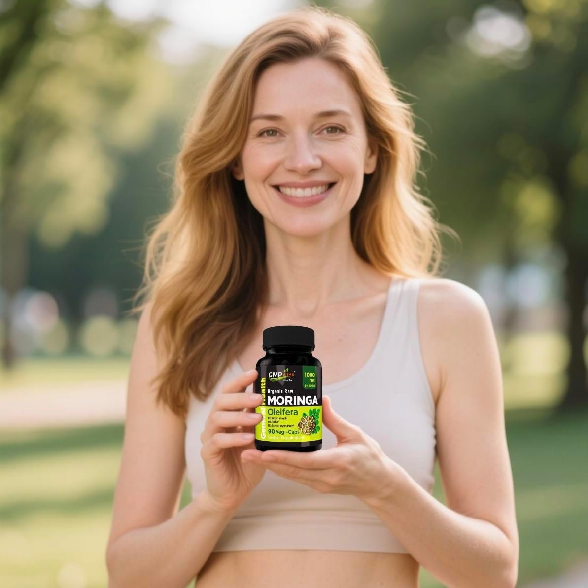 Organic Moringa Capsules 1000mg - Pure Moringa Leaf Food Supplement for Energy, Immune and Skin Support - görsel 8