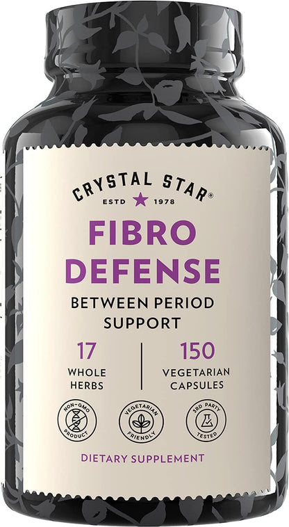 Crystal Star Fibro Defence, 150 Capsules - 17 Whole-Herb Blend for Women