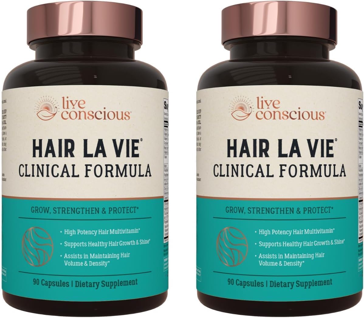 Hair La Vie Clinical Formula Hair Growth Vitamins – with Biotin, Collagen & Saw Palmetto – Image 10