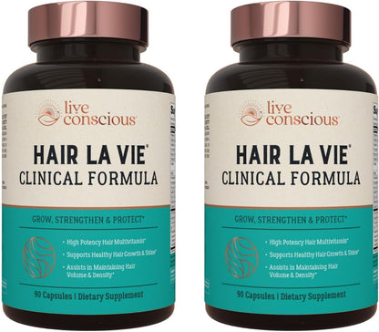 Hair La Vie Clinical Formula Hair Growth Vitamins – with Biotin, Collagen & Saw Palmetto – Image 10
