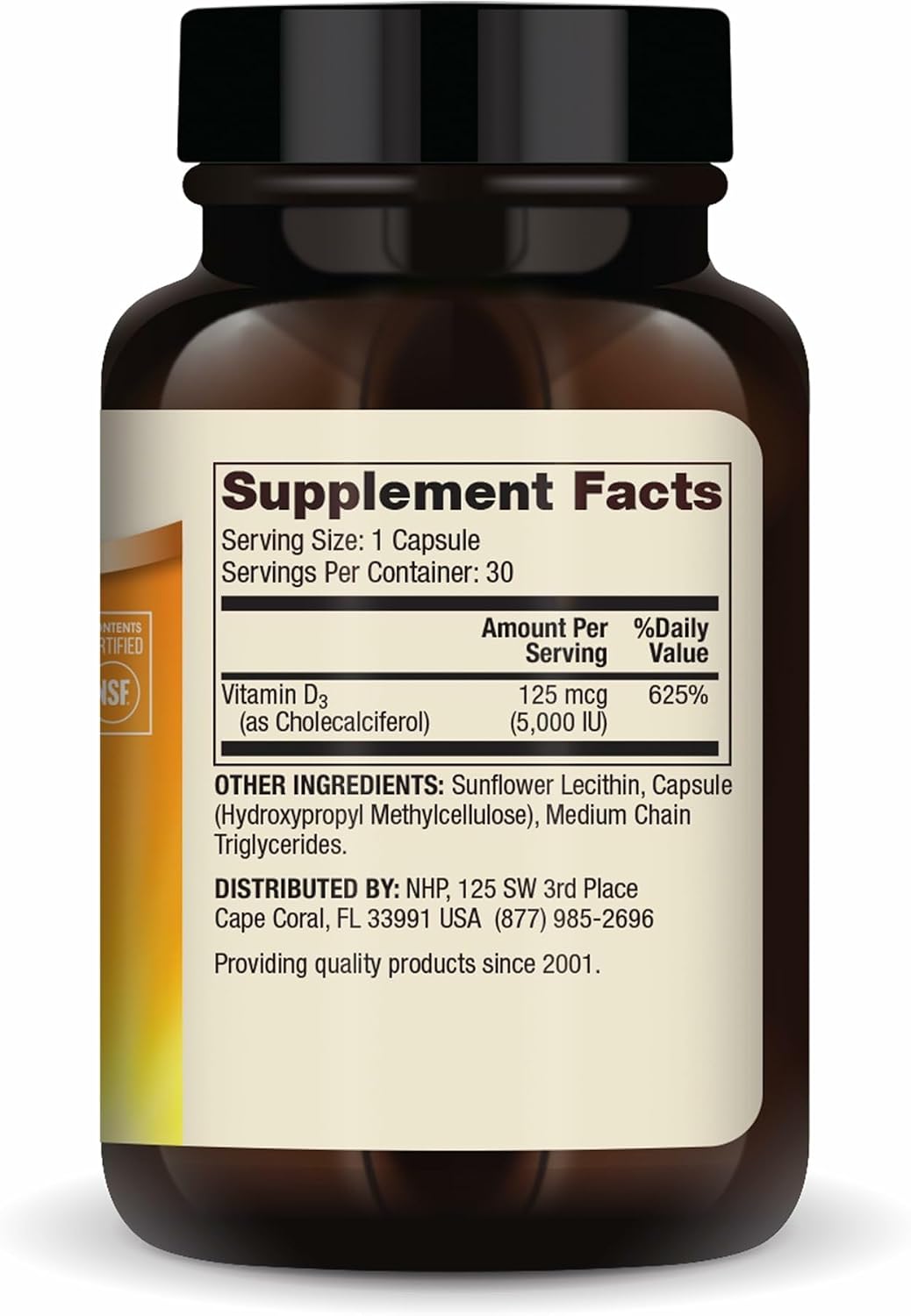Dr. Mercola Liposomal Vitamin D3 - 5,000 IU - 30 Capsules - görsel 2