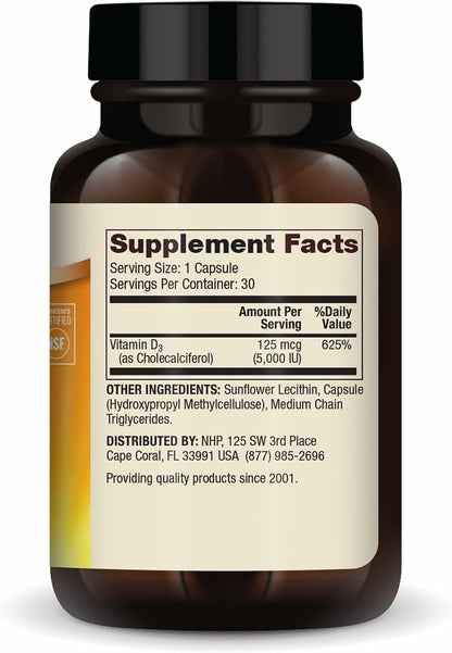 Dr. Mercola Liposomal Vitamin D3 - 5,000 IU - 30 Capsules