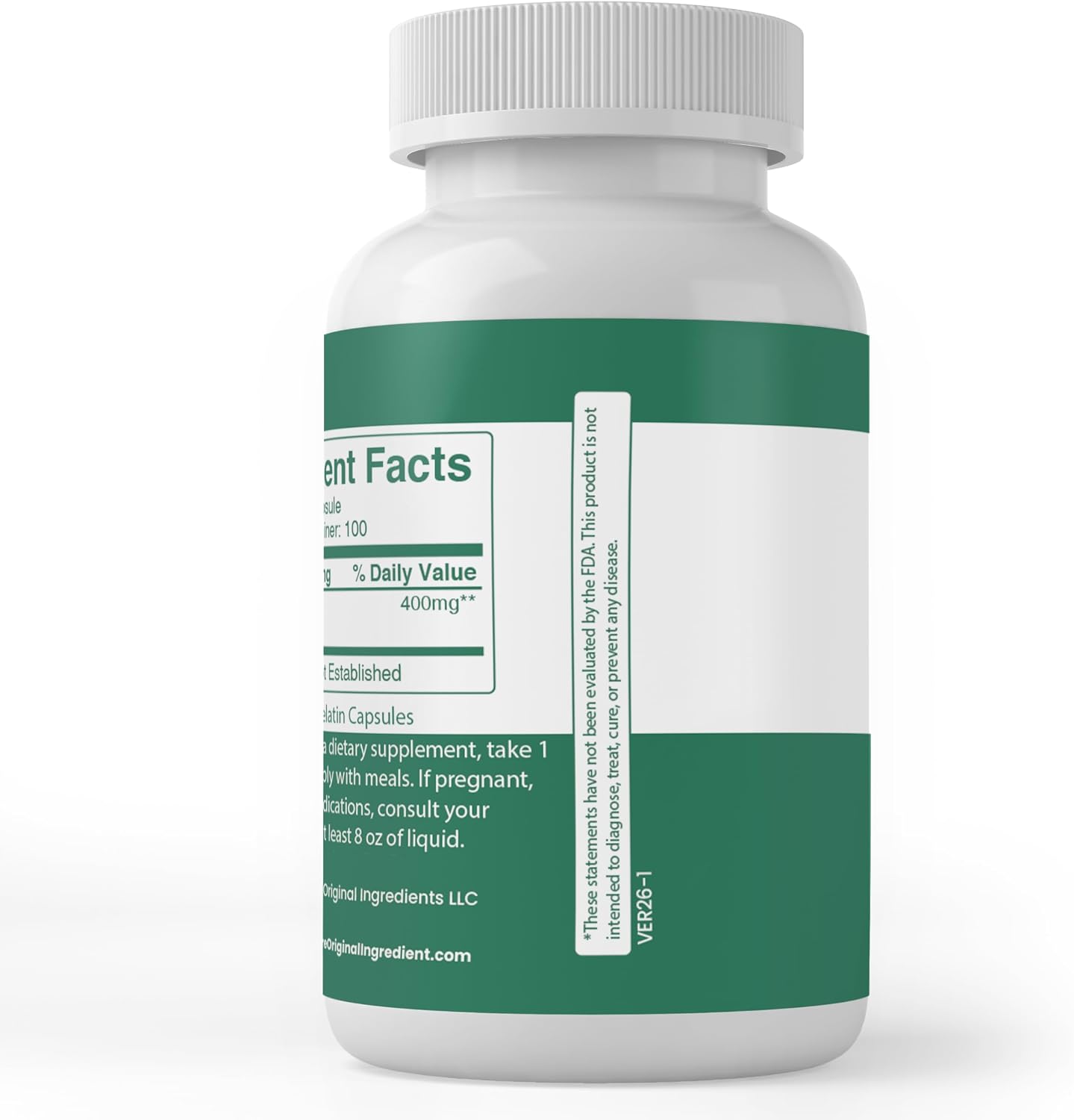 Pure Original Ingredients Houttuynia Cordata, 100 Capsules - Pure Single Ingredient Food Supplement - görsel 3