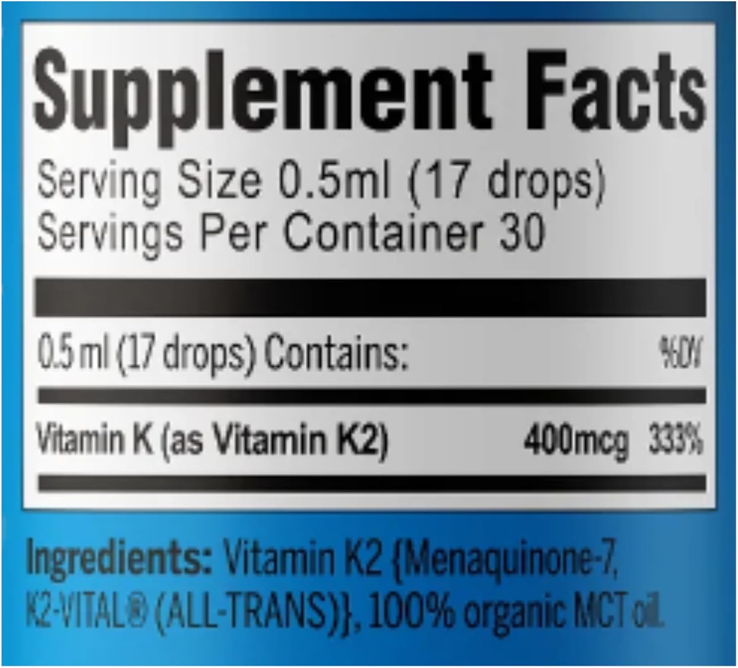 ACTIVATION Perfect K2 MK-7 Liquid Supplement - görsel 4
