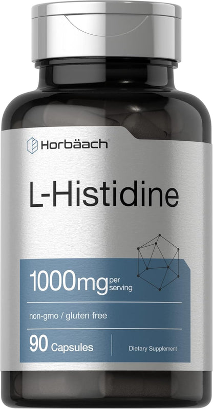 Horbäach L-Histidine 1000mg, 90 Capsules