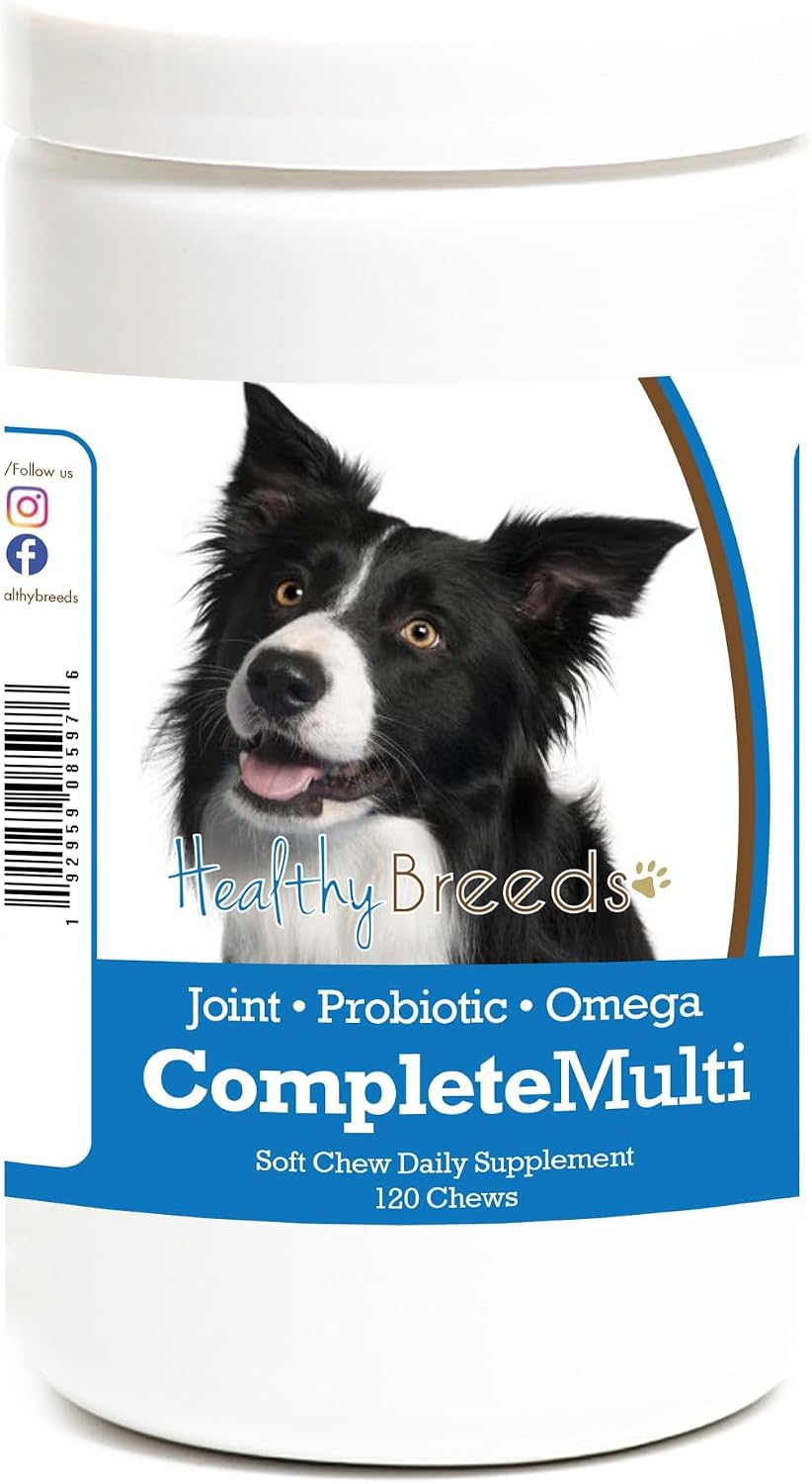 Healthy Breeds Border Collie All in One Multivitamin Soft Chew 120 Count - görsel 1