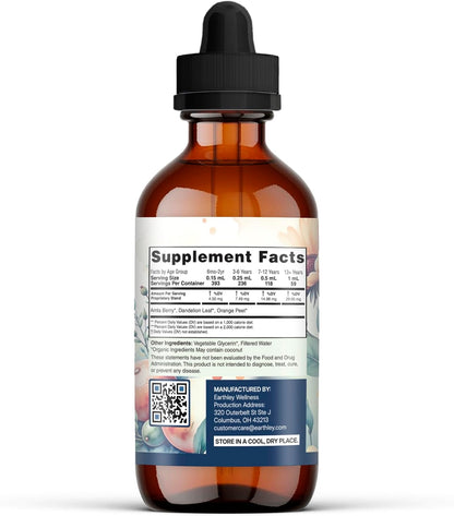 Earthley Wellness Vita-C – Natural Whole Food Vitamin C Tincture (2 oz)