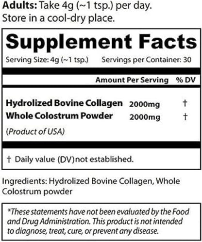 THEROOTBRANDS Root GMBMY - Collagen & Colostrum Capsules (120g) - Anti-Ageing Supplement by Dr. Rahm