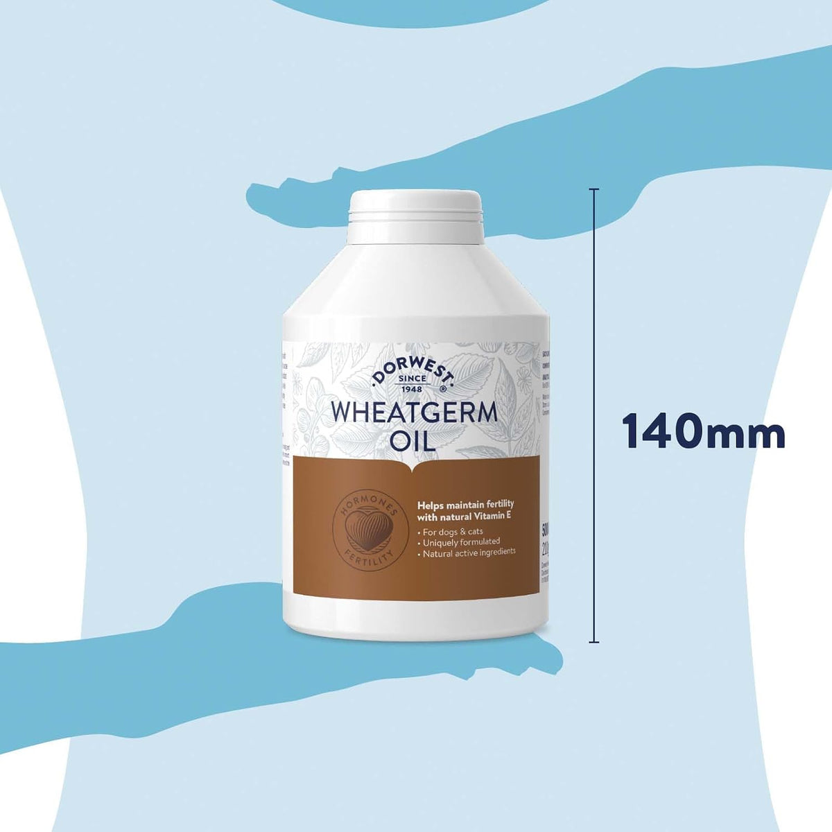 Capsules with Wheatgerm Oil for Dogs and Cats by Dorwest - görsel 5