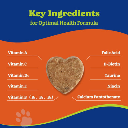 YoYoBay Dog Multivitamin Chewable Supplement - 180 Soft Chews, Duck & Pear Flavour