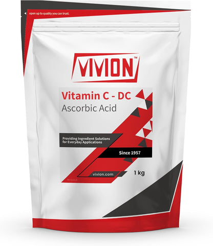 Vivion Vitamin C DC Powder - 5 kg - Ascorbic Acid & HPMC Direct Compression Excipient