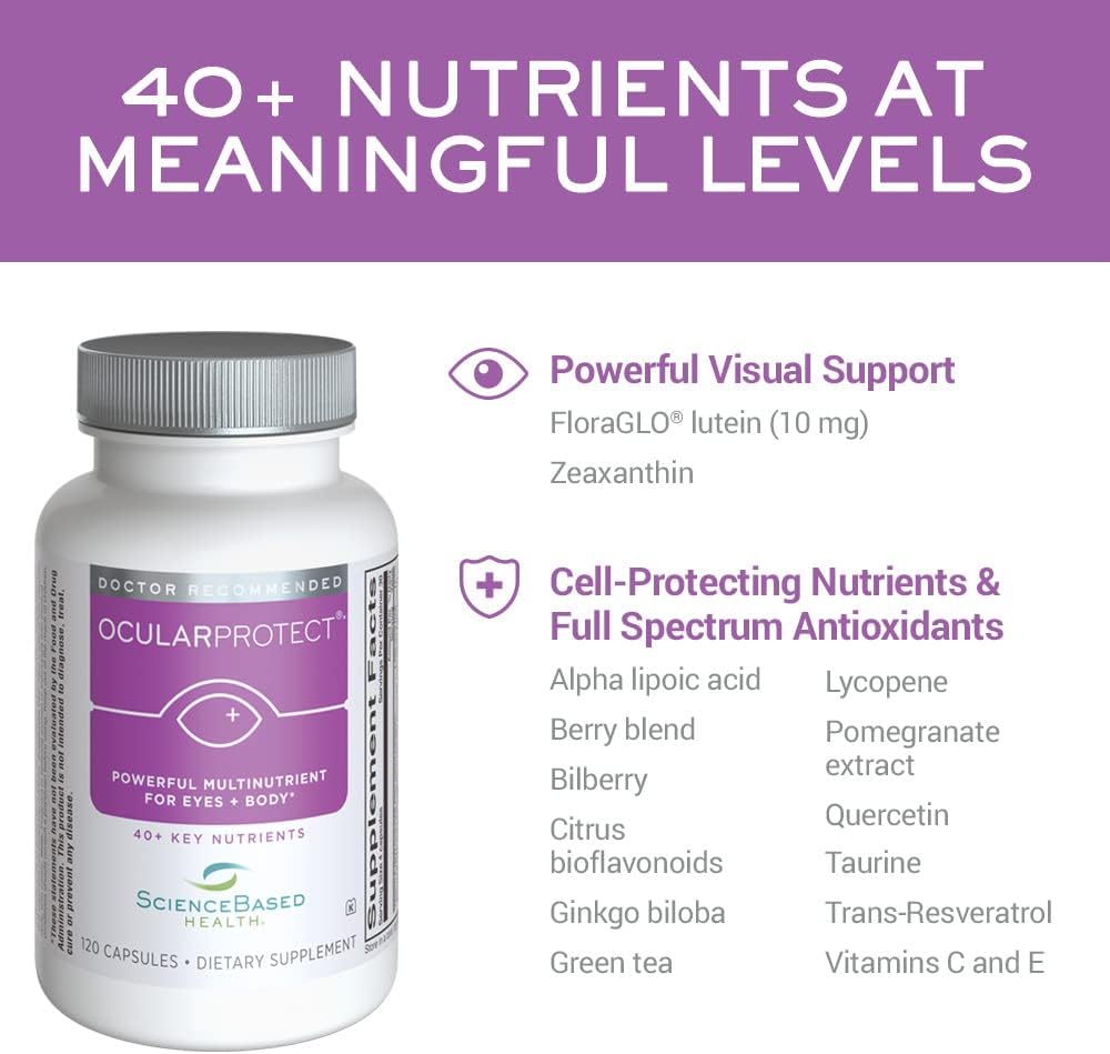 ScienceBased Health OcularProtect – Daily Multivitamin with Advanced Eye Health Support – 40+ Key Nutrients - görsel 3