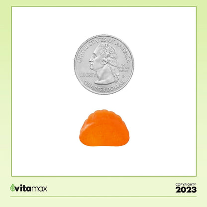 Spring Valley Extra Strength Vitamin C Gummies, 500 mg, 120 Count – Food Supplement – Orange Flavour