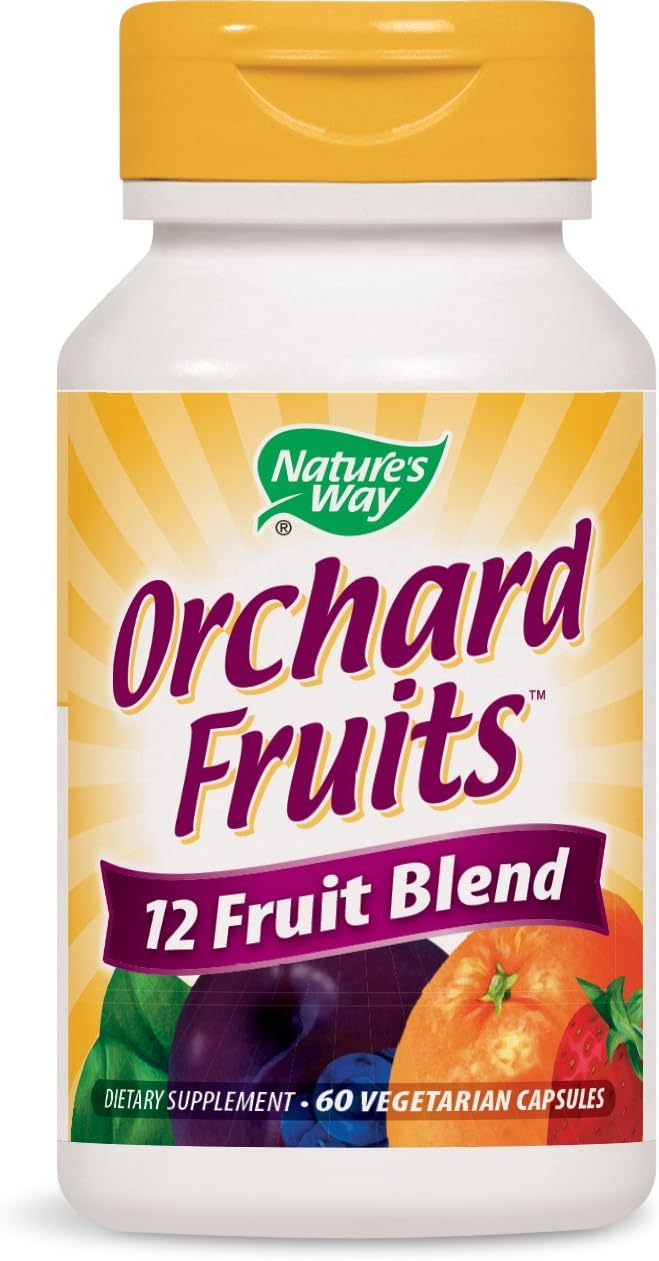 Nature's Way Orchard Fruits, 60 Vcaps (Pack of 2) - görsel 1