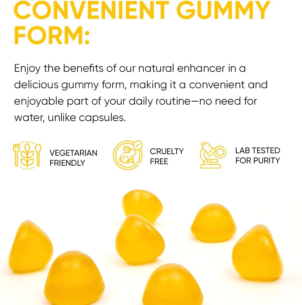 Pineapple C*M Gummies – Semen Volume and Sperm Health Supplement (60 Gummies, 1 Month Supply) - görsel 6