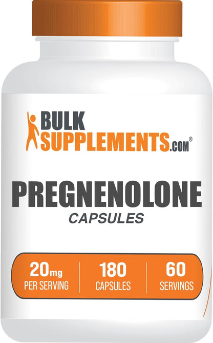 Pregnenolone 20mg Capsules - 180 Capsules