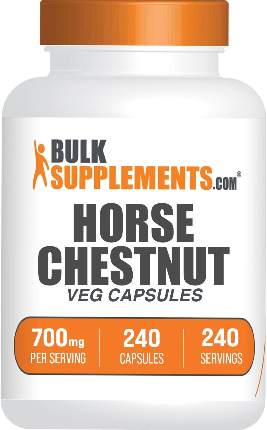 BulkSupplements.com Horse Chestnut Capsules - 240 Capsules - görsel 1