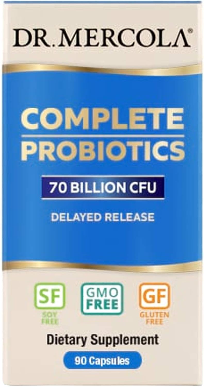 Dr. Mercola Complete Probiotics - 70 Billion CFU, 180 Capsules (90 Servings) - görsel 2