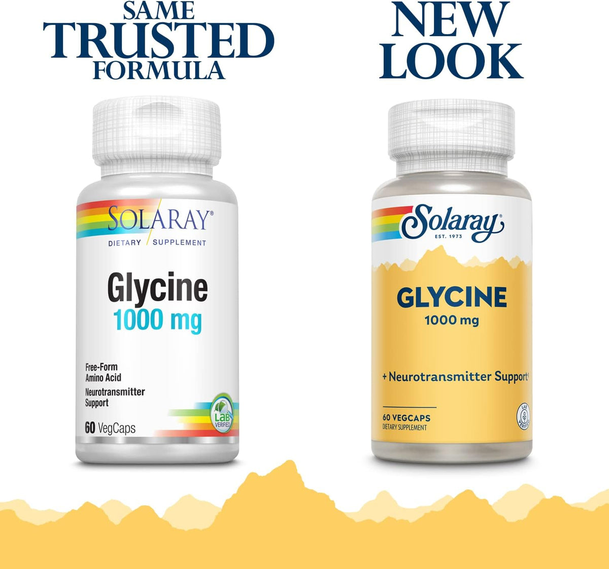 SOLARAY L-Glycine, 60 Veg Capsules - görsel 2