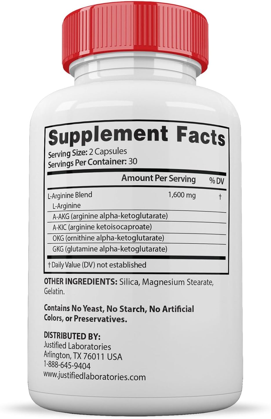 Vital Grow XL Extreme Capsules 1600mg Premium Formula Proprietary Blend for Men's Health 60 Capsules - görsel 5