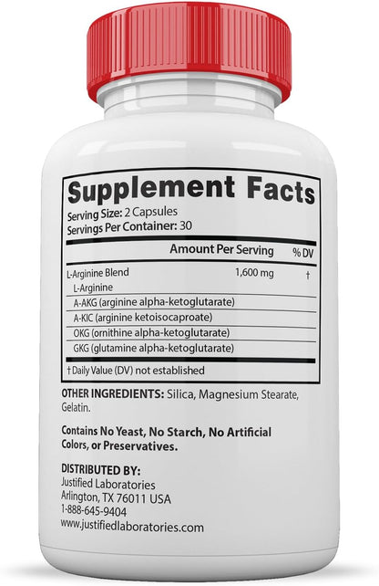 Vital Grow XL Extreme Capsules 1600mg Premium Formula Proprietary Blend for Men's Health 60 Capsules