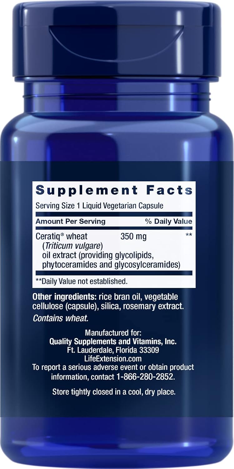 Life Extension Skin Restoring Ceramides, 30 Capsules (Pack of 3) - görsel 2