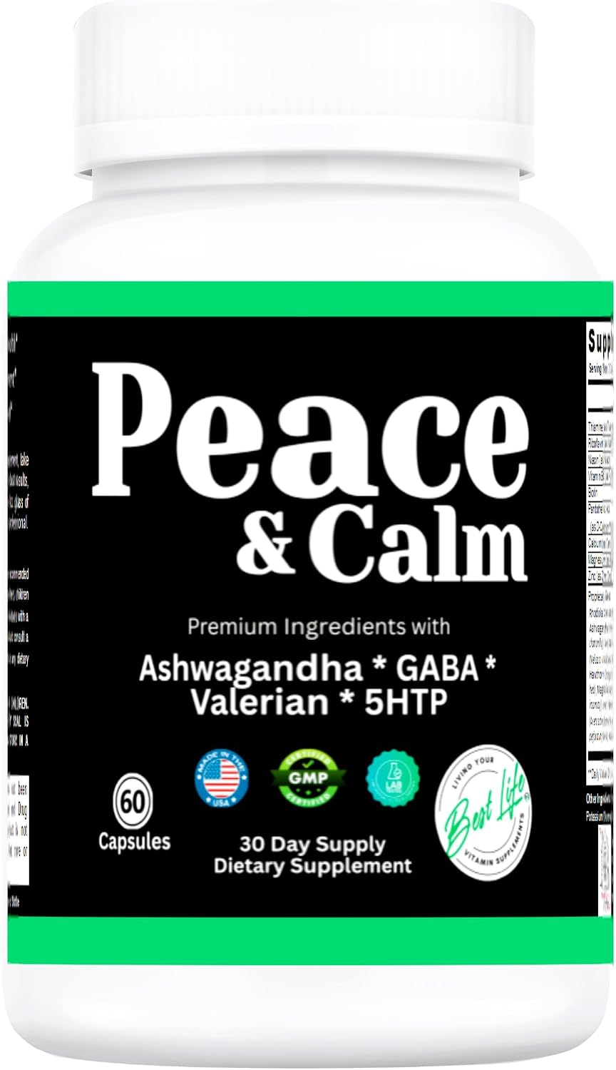 THIS LITTLE HOUSE OF MINE Peace and Calm – Stress Support Supplement (60 Capsules) - görsel 1