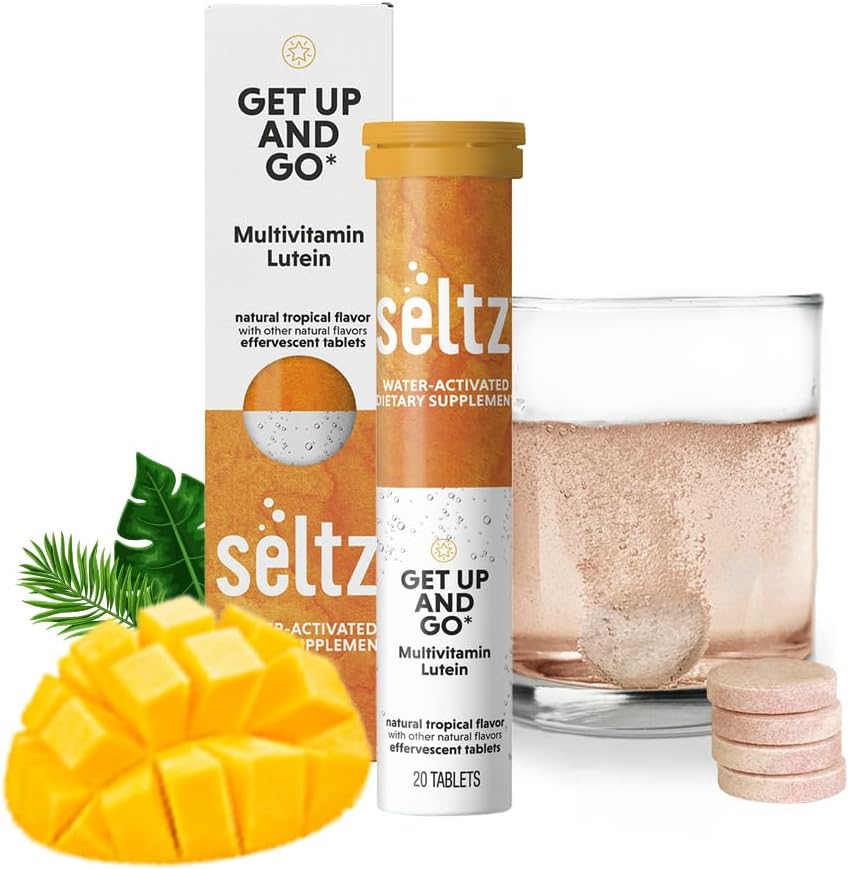Seltz Multivitamin Drink Tablets with Lutein – 120 Tablets (6 Tubes) - görsel 10