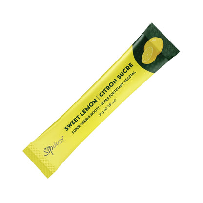 Sipology Super Greens Boost - Sweet Lemon - 10 Sachets