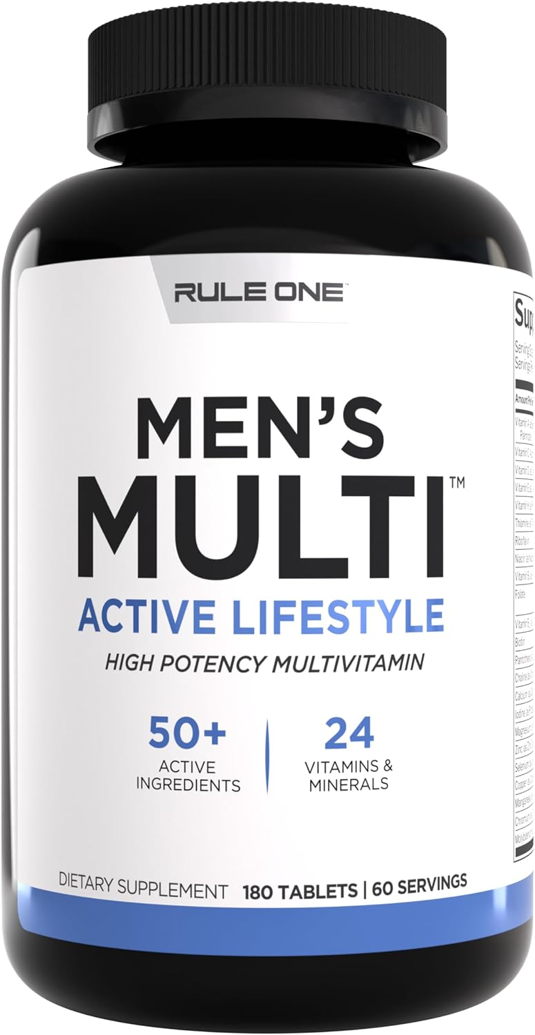 Rule 1 Proteins Men's Daily Multi - 180 Tablets, 60 Day Supply - görsel 1