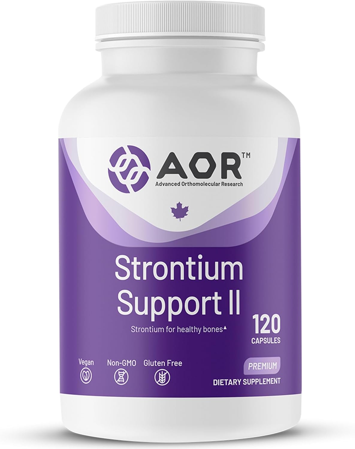 AOR Strontium Support II 341 mg, 60 Vegan Capsules - görsel 10