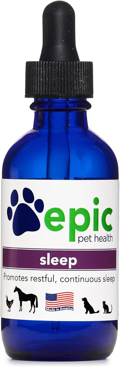 Sleep - All Natural Liquid Supplement for Pets - Promotes Restful Sleep (2 fl oz / 59 ml Spray)