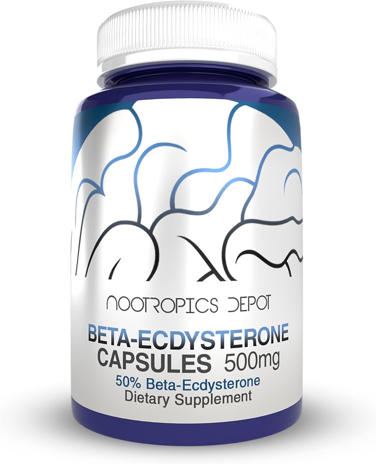 Beta Ecdysterone 50% Capsules – 500 mg | Nootropics Depot - görsel 1