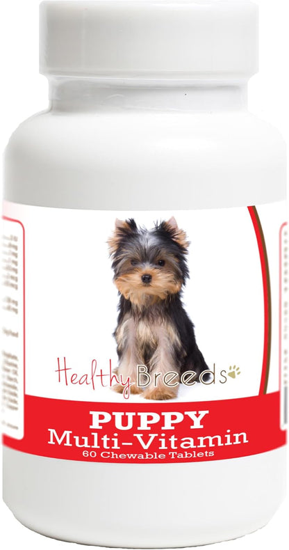 Healthy Breeds Yorkshire Terrier Puppy Dog Multivitamin Tablets 60 Count
