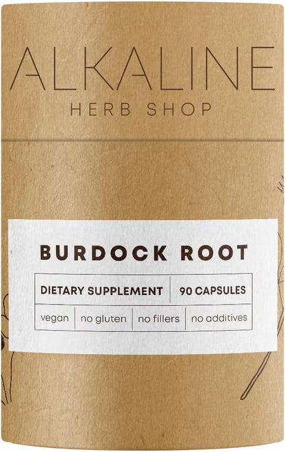 Alkaline Herb Shop Burdock Root Supplement 90 Capsules
