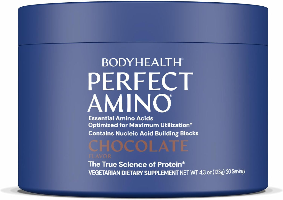 BodyHealth PerfectAmino - BCAA and EAA Powder for Pre and Post Workout - Lemon Lime - 20 Servings - görsel 6