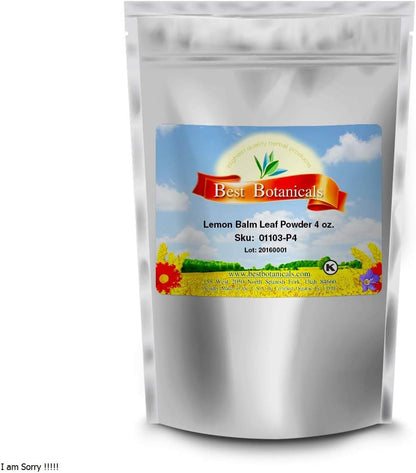 Best Botanicals Lemon Balm Leaf Powder 113 g (4 oz)